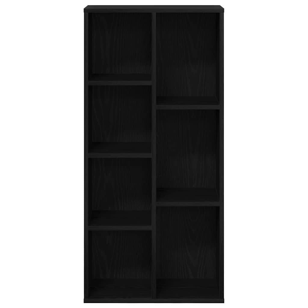 Bokhylle Svart Eik 50 X 25 X 102 Cm