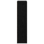 Bokhylle Svart Eik 50 X 25 X 102 Cm