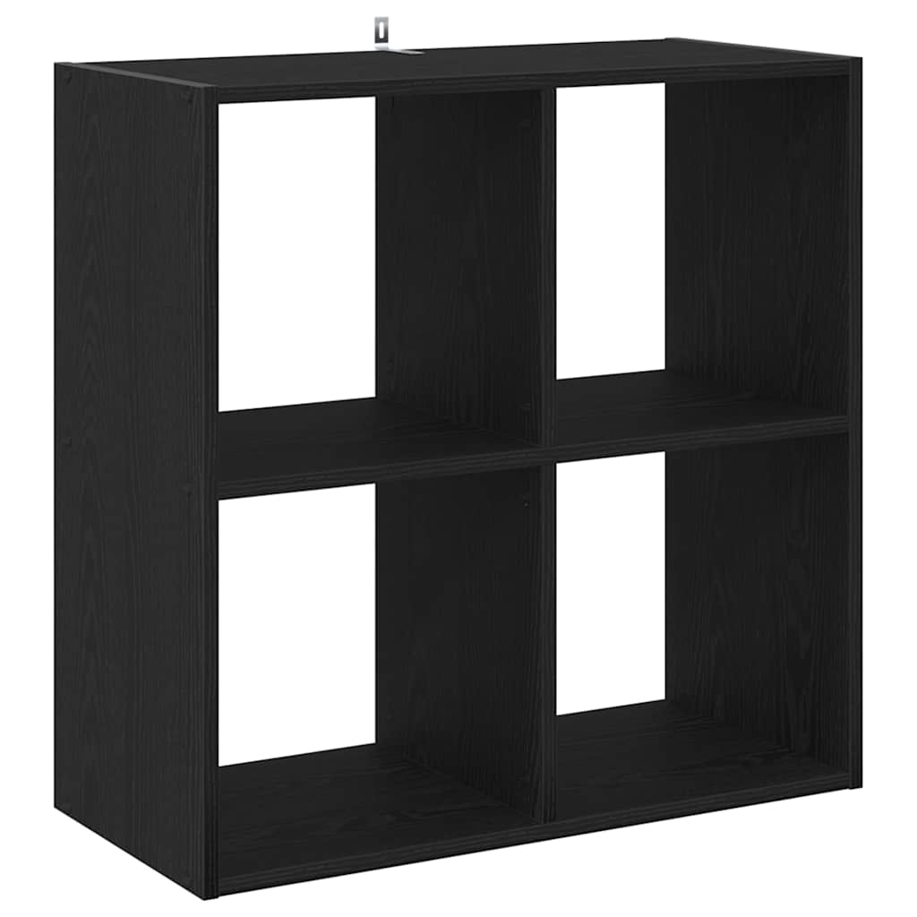 Bokhylle Svart Eik 68,5 X 32 X 68,5 Cm
