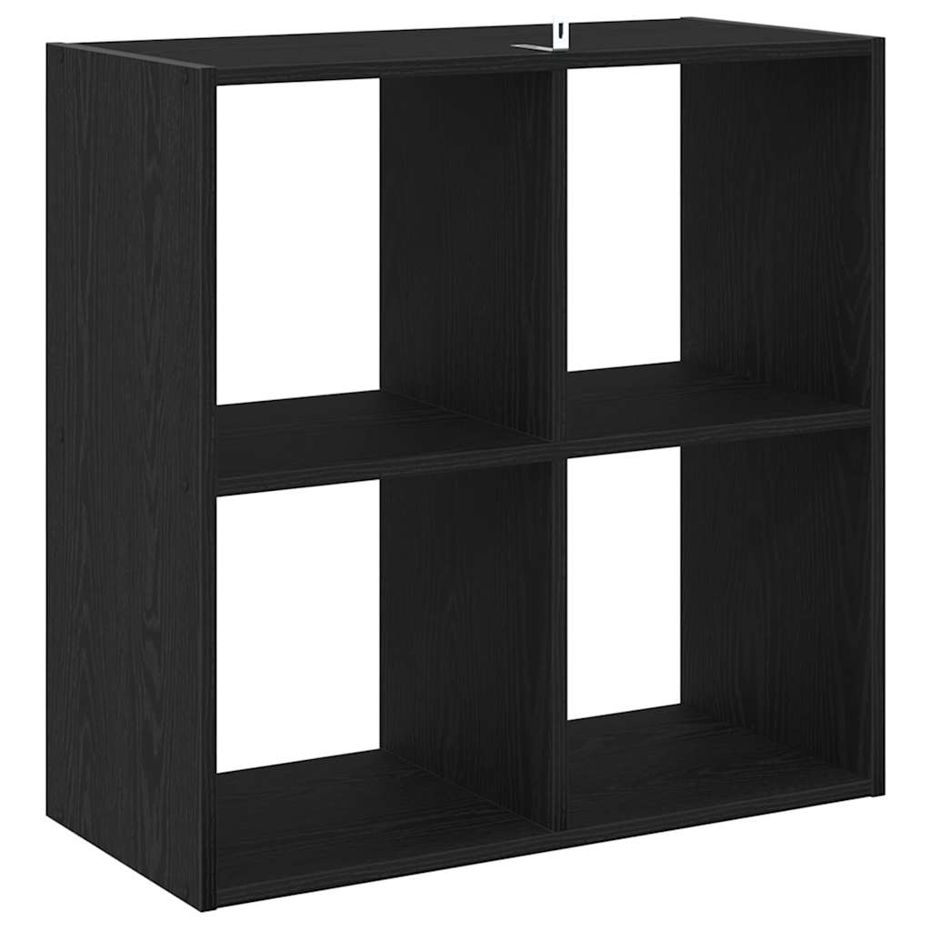 Bokhylle Svart Eik 68,5 X 32 X 68,5 Cm