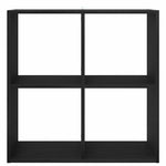 Bokhylle Svart Eik 68,5 X 32 X 68,5 Cm