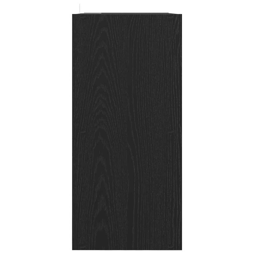 Bokhylle Svart Eik 68,5 X 32 X 68,5 Cm