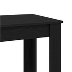 Barbord Svart Eik 51 X 50 X 103.5 Cm Konstruert Tre