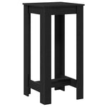 Barbord Svart Eik 51 X 50 X 103.5 Cm Konstruert Tre