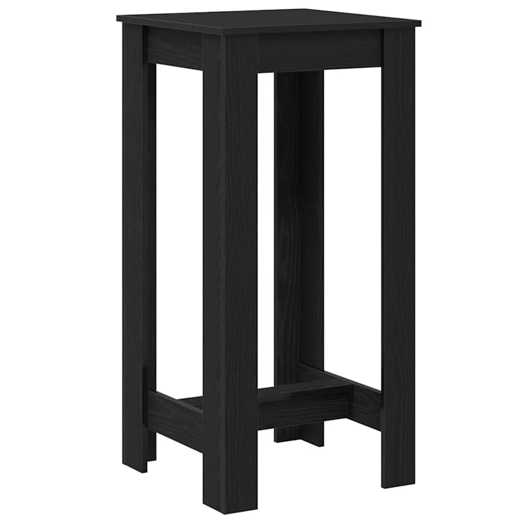 Barbord Svart Eik 51 X 50 X 103.5 Cm Konstruert Tre