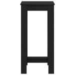 Barbord Svart Eik 51 X 50 X 103.5 Cm Konstruert Tre