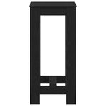 Barbord Svart Eik 51 X 50 X 103.5 Cm Konstruert Tre
