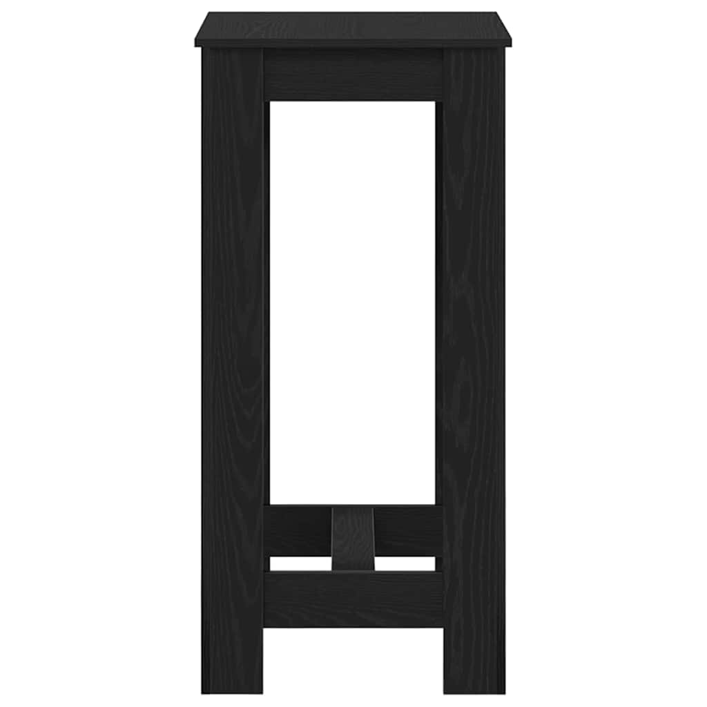 Barbord Svart Eik 51 X 50 X 103.5 Cm Konstruert Tre