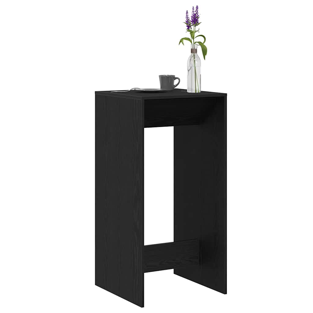 Barbord Svart Eik 51 X 50 X 103,5 Cm Konstruert Tre
