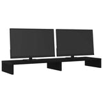 Skjermhylle Svart Eik 100X27X10 Cm
