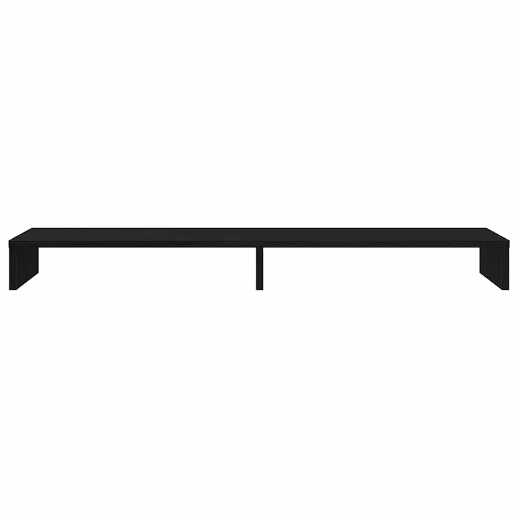 Skjermhylle Svart Eik 100X27X10 Cm