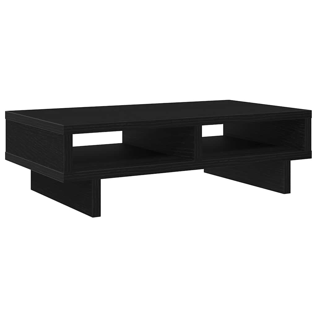 Skjermstativ Svart Eik 50X27X15 Cm Konstruert Tre