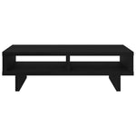 Skjermstativ Svart Eik 50X27X15 Cm Konstruert Tre