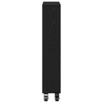 Smal Oppbevaringsvogn Svart Eik 48 X 13 X 68 Cm