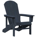 Adirondack-Stol Marineblå 82 X 74 X 92 Cm Hdpe