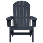 Adirondack-Stol Marineblå 82 X 74 X 92 Cm Hdpe