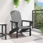 Adirondack-Stol Lysegrå 82 X 74 X 92 Cm Hdpe