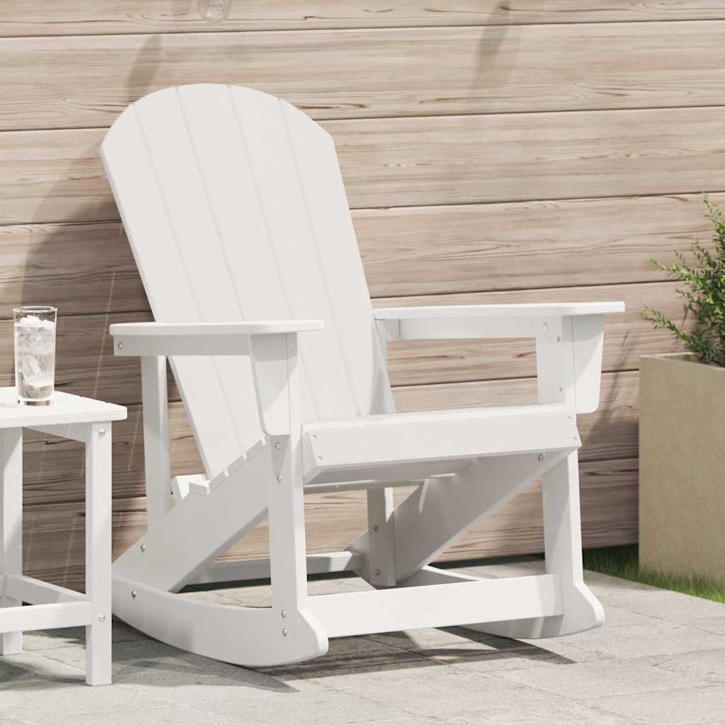 Adirondack Gyngestol Hvit 73.5 X 92 X 90Cm Hdpe