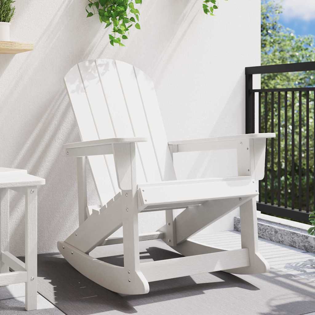 Adirondack Gyngestol Hvit 73.5 X 92 X 90Cm Hdpe