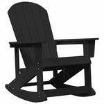 Adirondack Gyngestol Svart 73.5 X 92 X 90Cm Hdpe