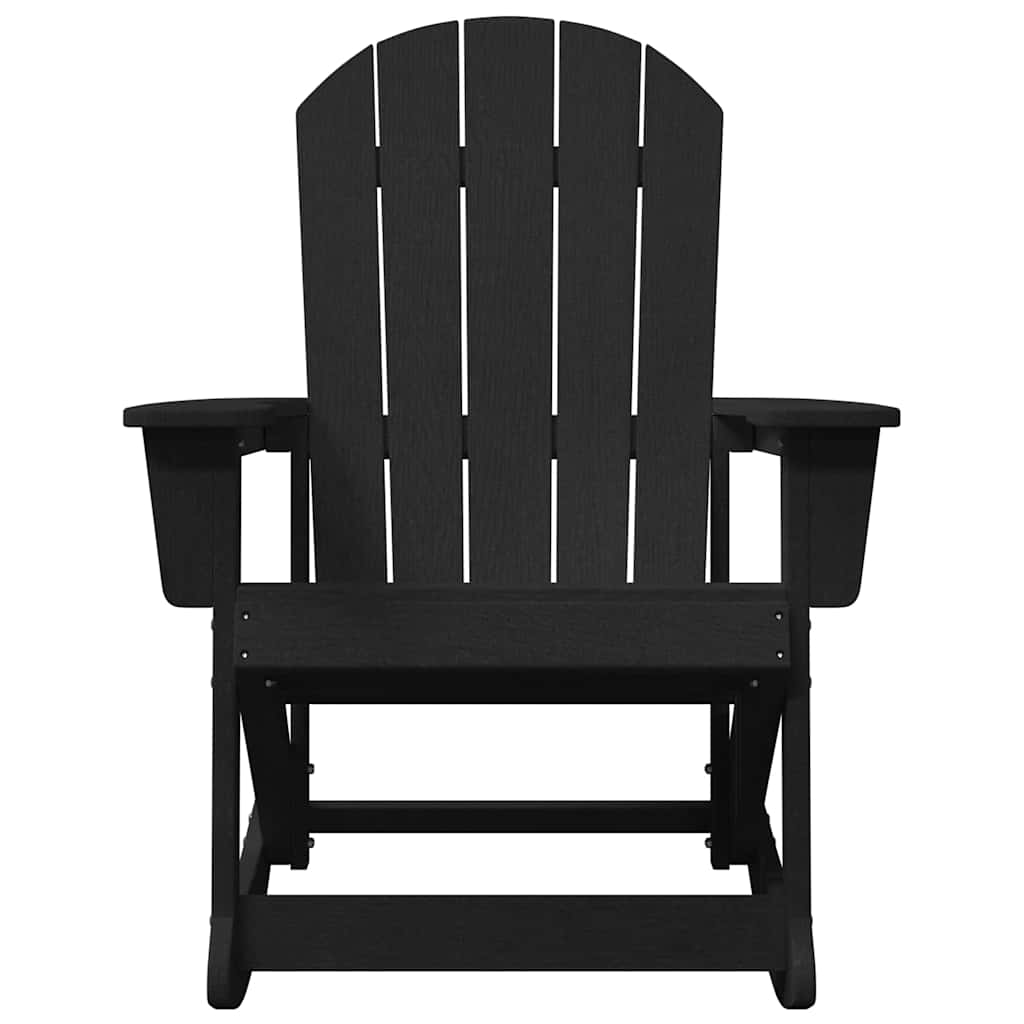 Adirondack Gyngestol Svart 73.5 X 92 X 90Cm Hdpe
