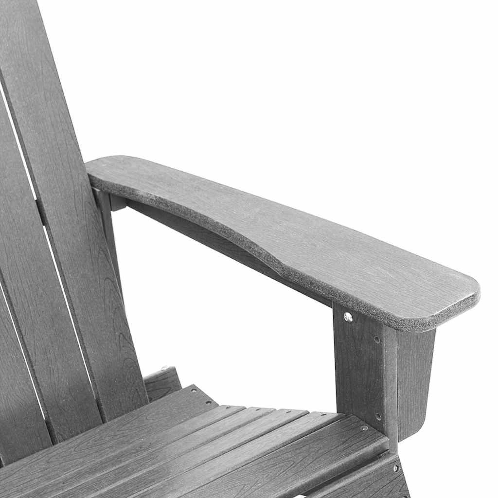 Adirondack Gyngestol Lysegrå 73.5 X 92 X 90Cm Hdpe