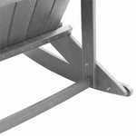 Adirondack Gyngestol Lysegrå 73.5 X 92 X 90Cm Hdpe