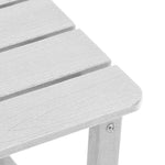 Sidetabell Hvit 38 X 38 X 46 Cm Polyethylen