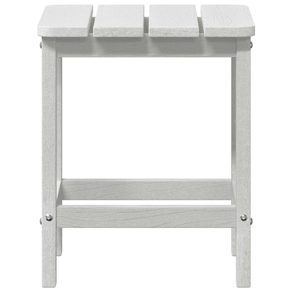 Sidetabell Hvit 38 X 38 X 46 Cm Polyethylen