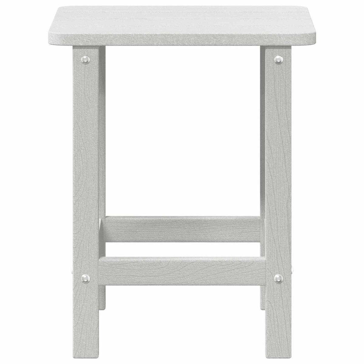 Sidetabell Hvit 38 X 38 X 46 Cm Polyethylen