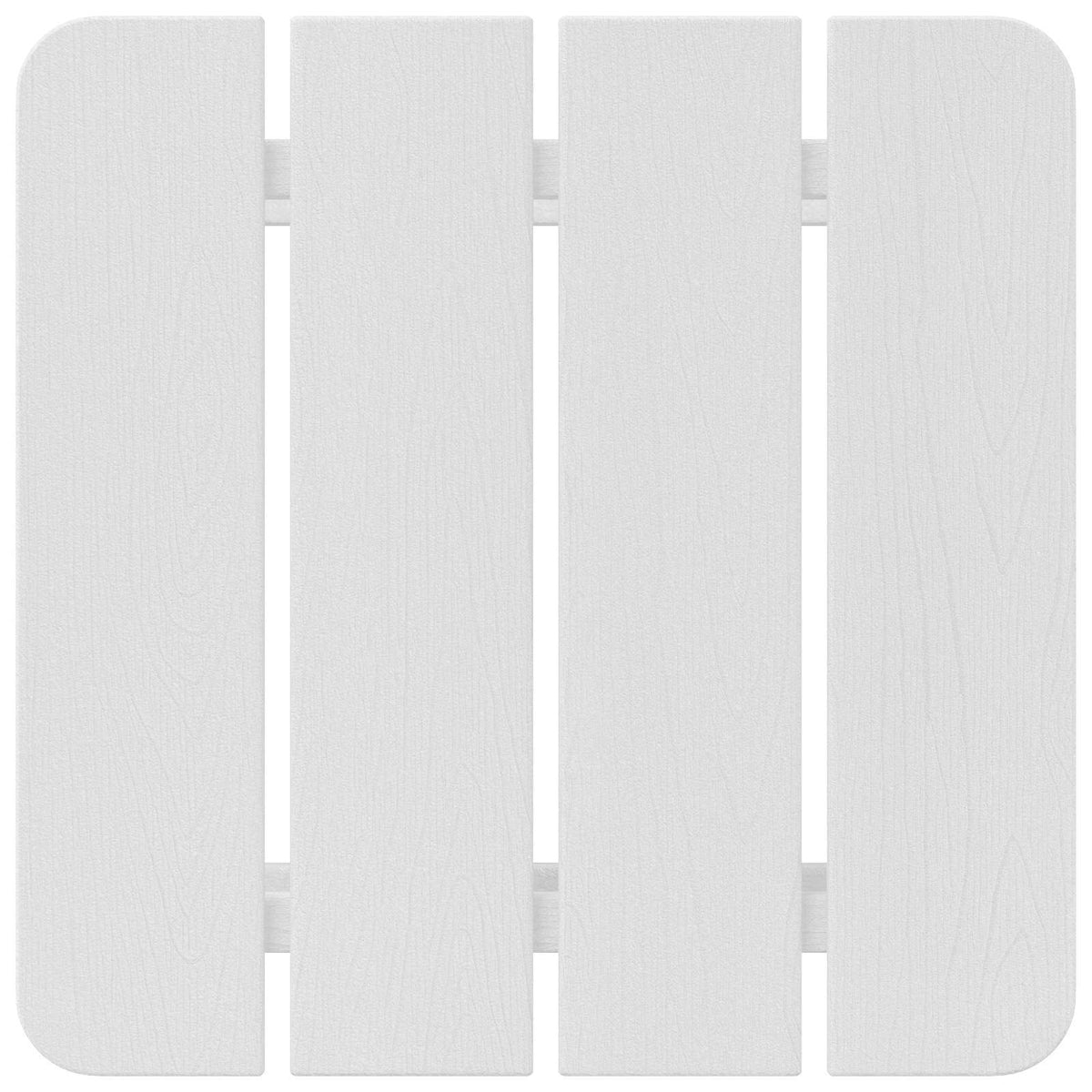 Sidetabell Hvit 38 X 38 X 46 Cm Polyethylen