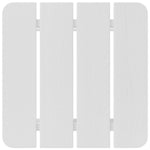 Sidetabell Hvit 38 X 38 X 46 Cm Polyethylen