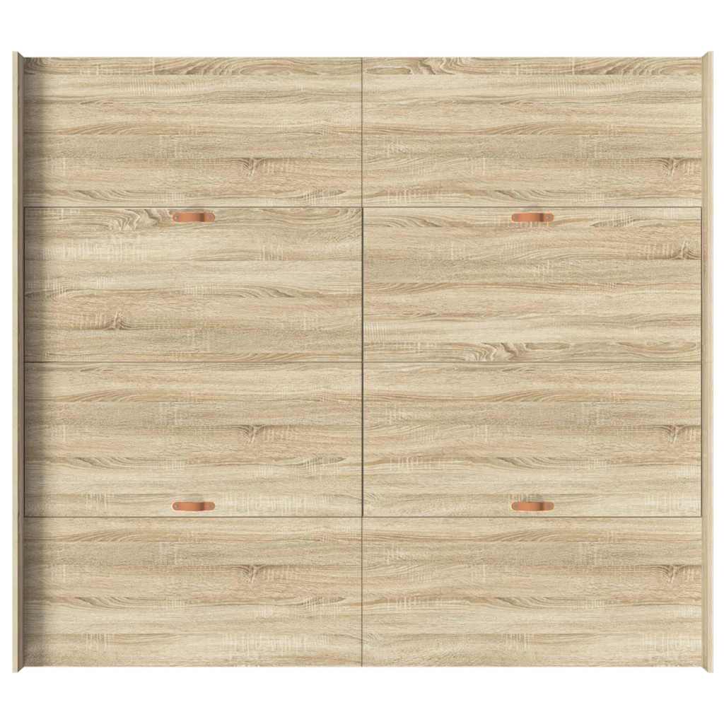 Seng Med Lagring Sonoma Eik 180 X 200 Cm Konstruert Tre