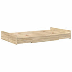 Seng Med Lagring Sonoma Eik 120 X 200 Cm Konstruert Tre