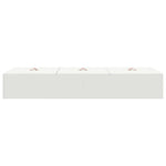 Seng Med Lagring Med Lagring Hvit 100 X 200 Cm Konstruert Tre