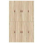 Seng Med Lagring Sonoma Eik 120 X 200 Cm Konstruert Tre