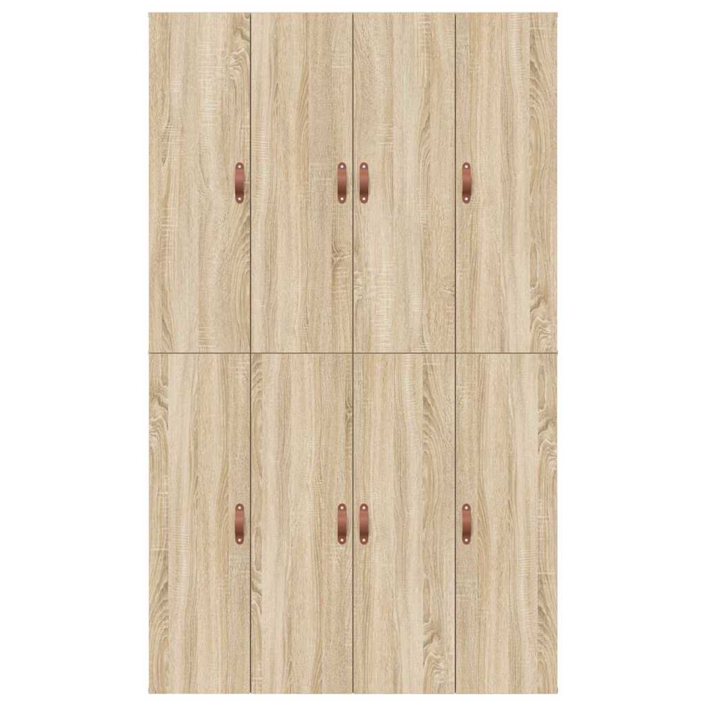 Seng Med Lagring Sonoma Eik 120 X 200 Cm Konstruert Tre