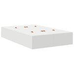 Seng Med Lagring Med Lagring Hvit 120 X 190 Cm Konstruert Tre