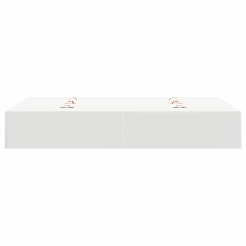 Seng Med Lagring Med Lagring Hvit 120 X 190 Cm Konstruert Tre
