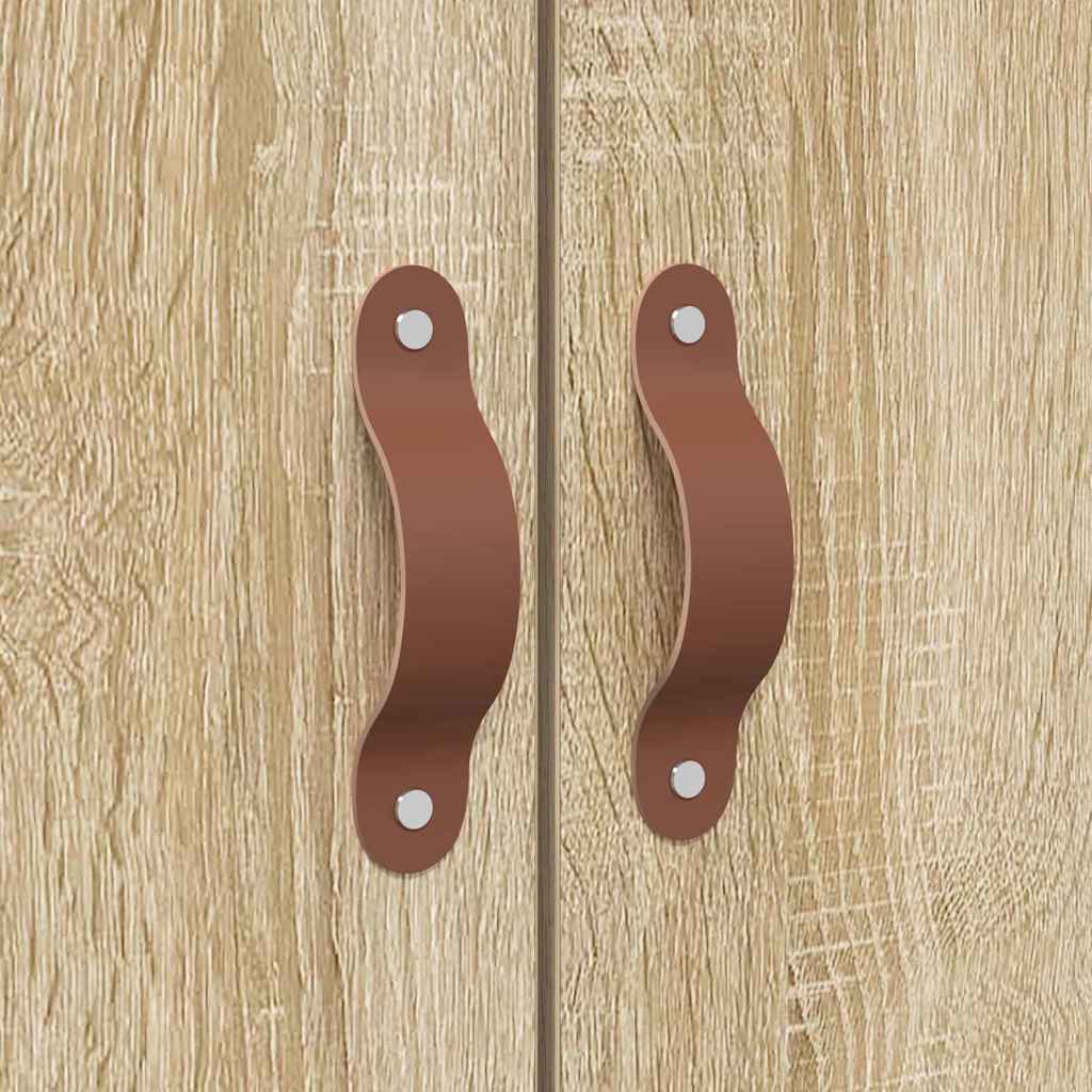 Seng Med Lagring Sonoma Eik 120 X 190 Cm Konstruert Tre