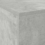 Seng Med Lagring Betonggrå 120 X 190 Cm Konstruert Tre