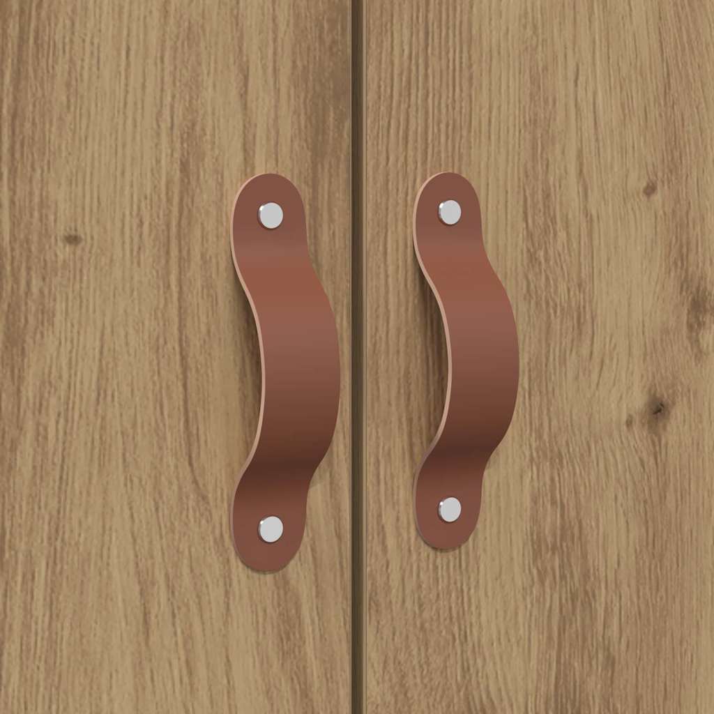 Seng Med Lagring Artisan Eik 120 X 190 Cm Konstruert Tre