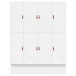 Seng Med Lagring Med Skuff Hvit 200 Cm Konstruert Tre