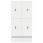 Seng Med Lagring Med Skuff Hvit 120 Cm Konstruert Tre