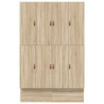 Seng Med Lagring Med Skuff Sonoma Eik 140 Cm Konstruert Tre