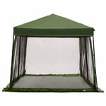 Camping Telt Sett Med Tak 2 Pcs Grønn Taffeta Og Stoff
