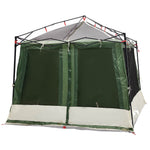 Camping Telt Sett Med Tak 2 Pcs Grønn Taffeta Og Stoff