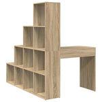 Hjørneskrivebord Med Hylle Sonoma Eik 101,5 X 149,5 X 149,5 Cm