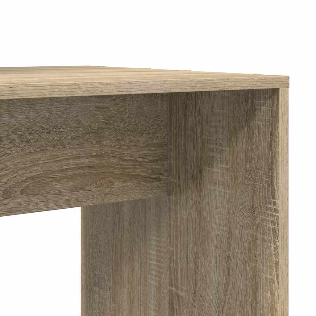 Skrivebord Sonoma Eik 138,5 X 55 X 143 Cm Konstruert Tre