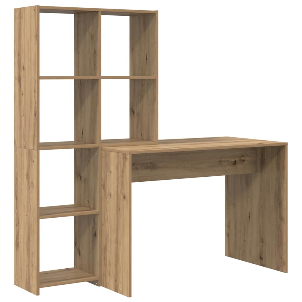Skrivebord Artisan Eik 138,5 X 55 X 143 Cm Konstruert Tre